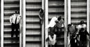 Kiss in the stairs